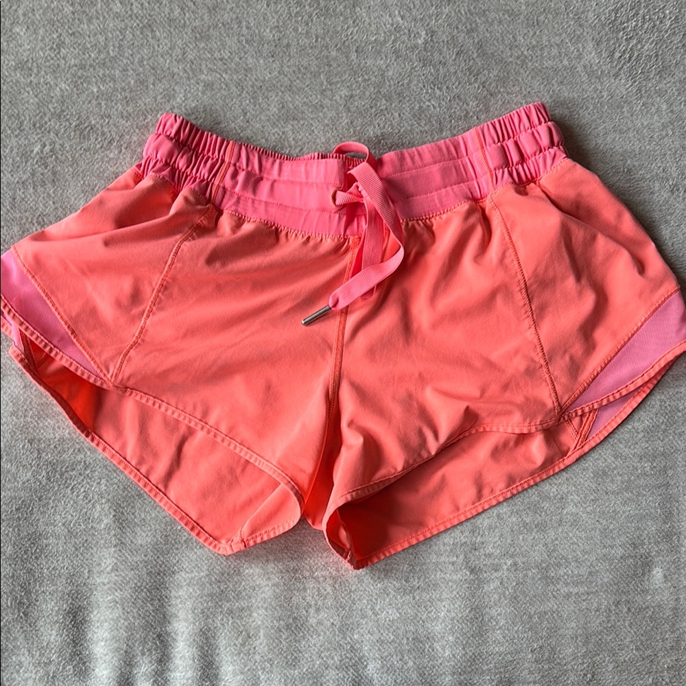 Women's Coral Athletic Shorts